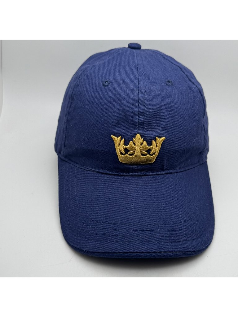 Ama Waterways Blue Baseball Cap Hat Gold Crown Embroidered Adjustable Strap